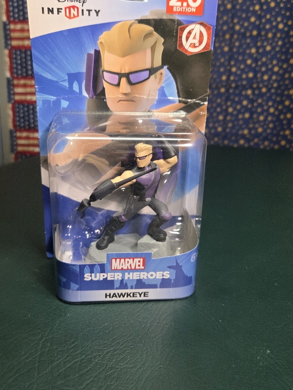 Marvel Hawkeye Action Figure Purple and Black